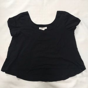 BCBGeneration Black Crop Shirt